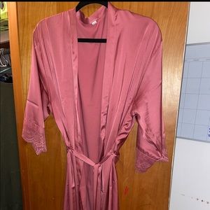 Silk robe